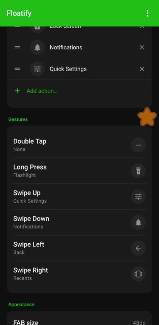 Floatify assistive touch floating button and radial menu on Android