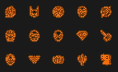 Superhero shapes