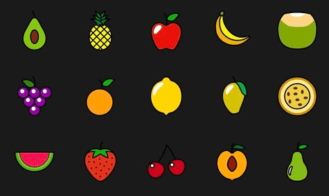 Fruit shapes